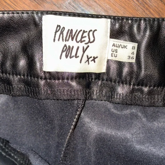 ✨ Princess Polly Braden Leather Pants ✨ - Picture 4 of 6